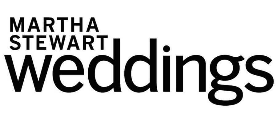 martha stewart wedding logo